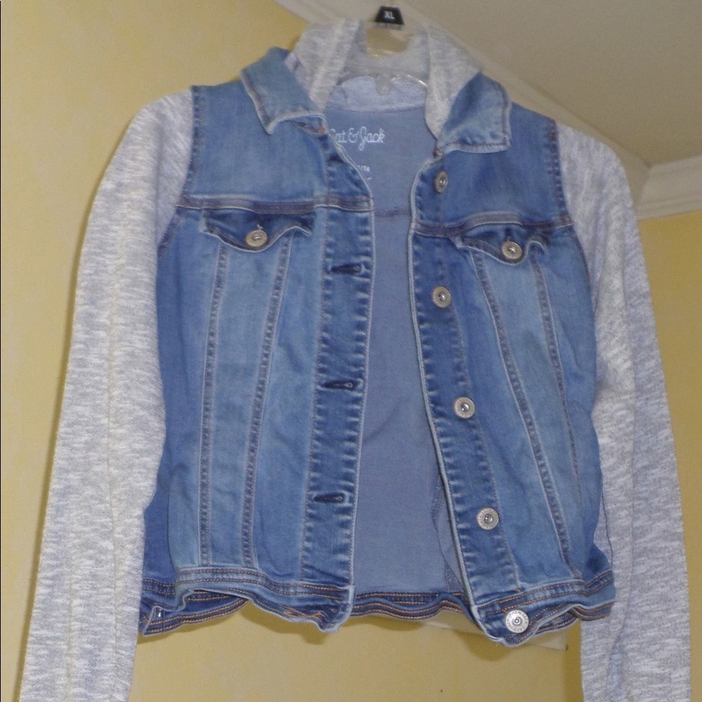 Cat and Jack jean jacket/sweatshirt